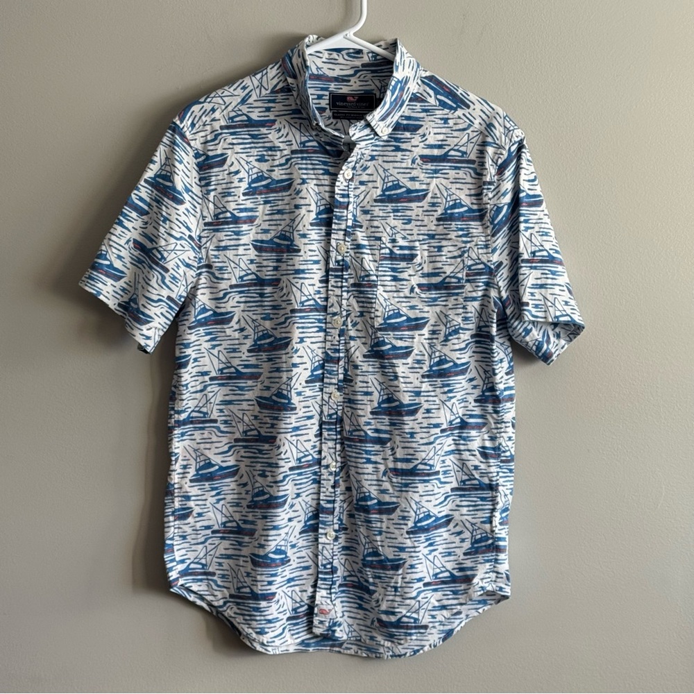 Vineyard Vines Short Sleeve Men’s Shirt Size Small